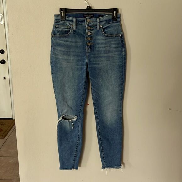 Lucky Brand Denim - Lucky Brand Bridgette High Rise Button Fly Skinny Jeans 6 28